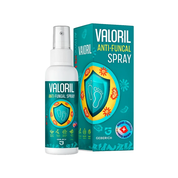 Valoril — spray per l'igiene di piedi e unghie, 50 ml